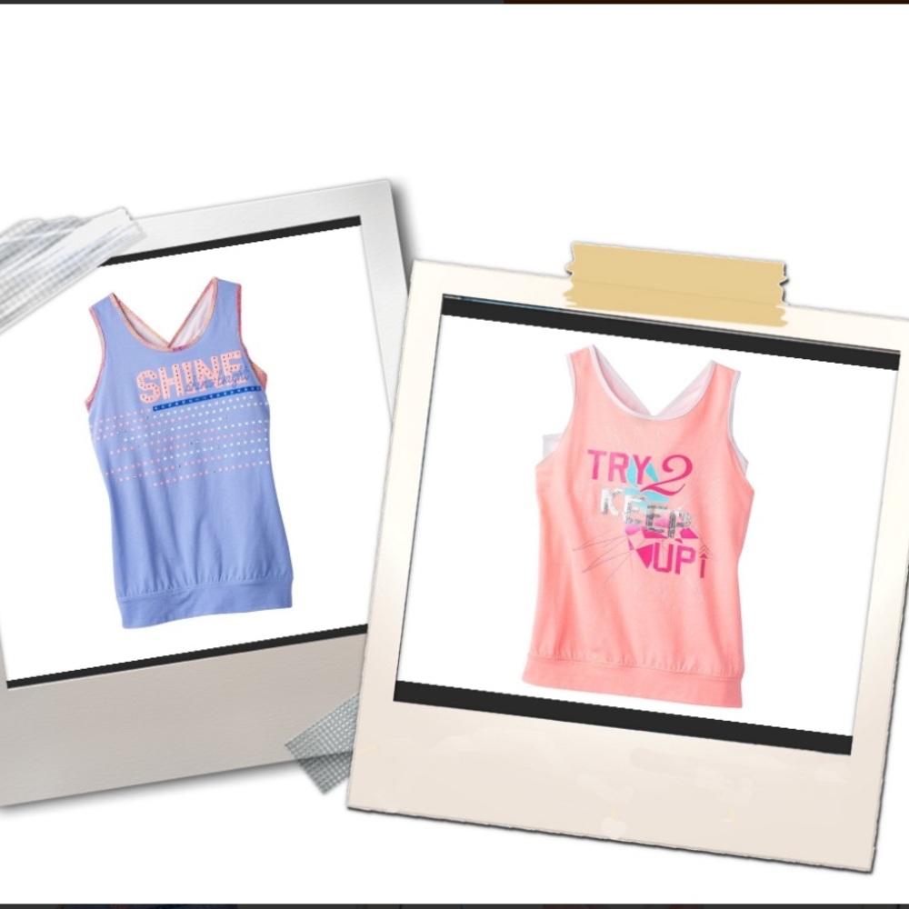 PLUS SIZE Girls tank tops bundle size 16.5